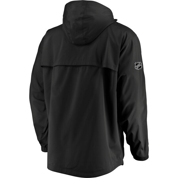 Minnesota Wild Fanatics Branded Authentic Pro Rinkside Anorak 1/4-Zip Jacket - Black