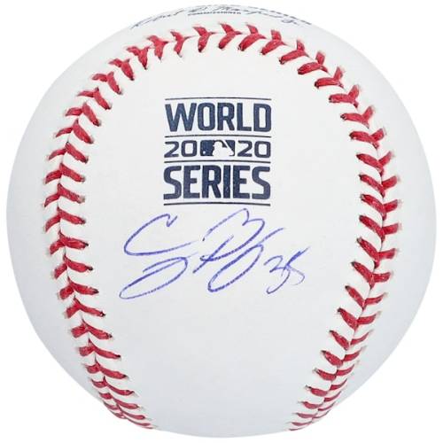 Cody Bellinger Los Angeles Dodgers 2020 MLB World Series Champions Fanatics Authentic Autographed World Series Logo Baseball