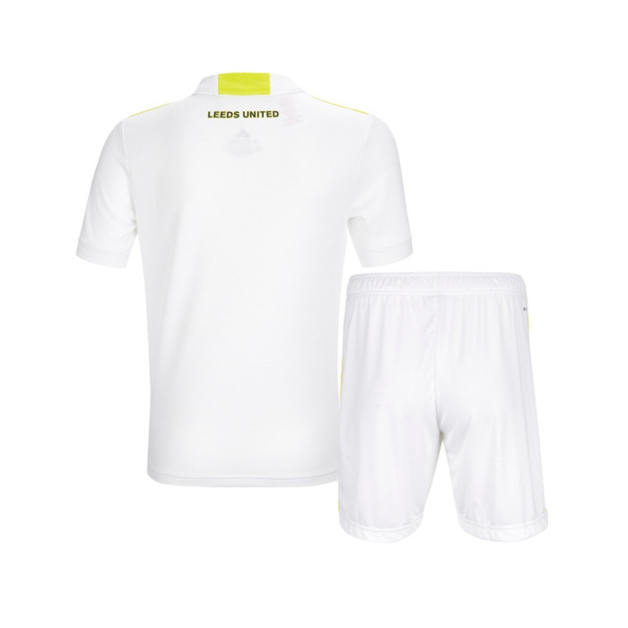 Kids Leeds United 21/22 Home Jersey and Short Kit
