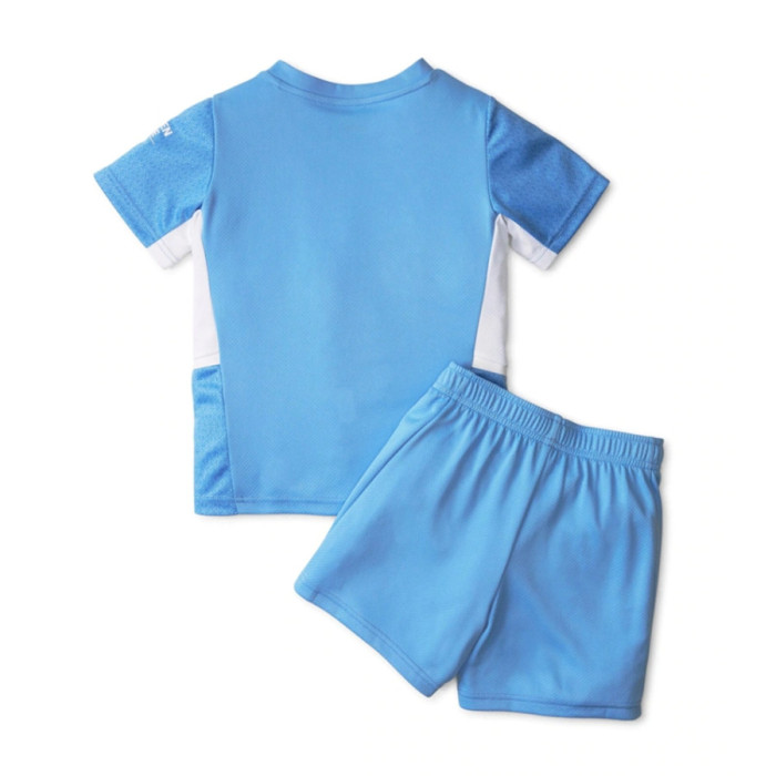 Kids Manchester City 21/22 Home Jersey and Short Kit