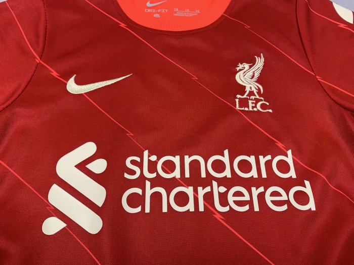 Kids Liverpool 21/22 Home Jersey and Short Kit