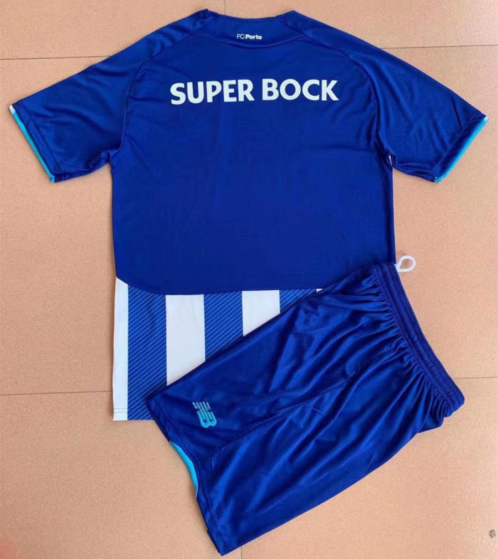 Kids FC Porto 21/22 Home Jersey and Short Kit