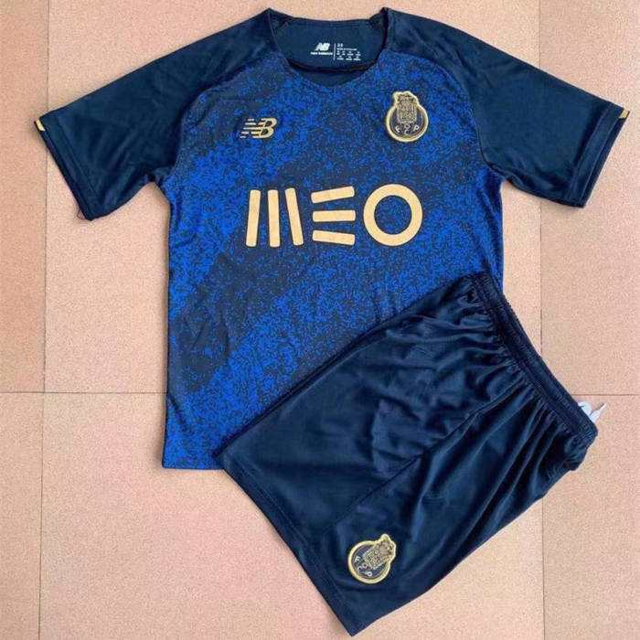 Kids FC Porto 21/22 Away Jersey and Short Kit
