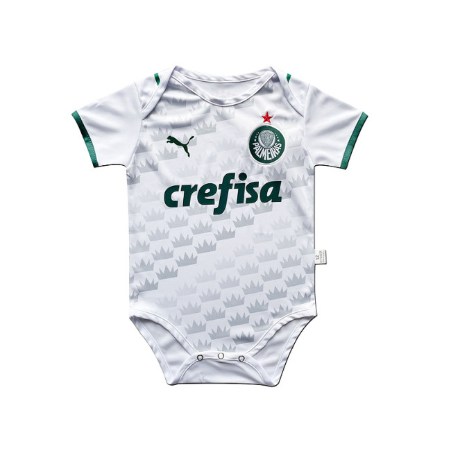 Palmeiras 2021 Infant Rompers-White