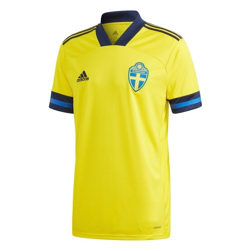 Thai Version Sweden 2021 Home Soccer Jersey