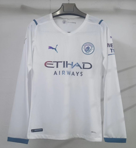 Player Version Manchester City 21/22 Away Authentic L/S Jersey