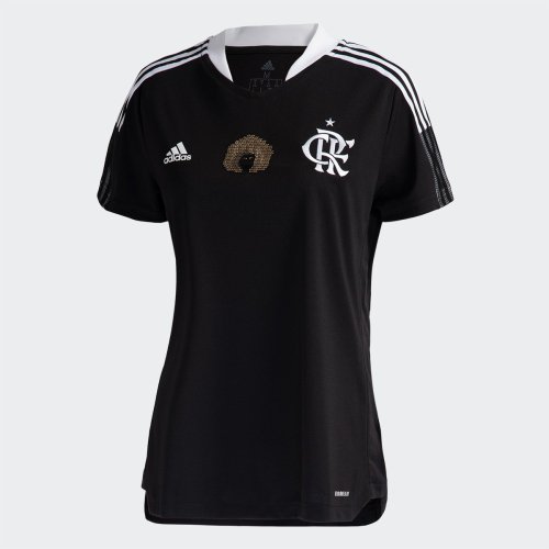 Thai Version Women's Flamengo 21/22 Black Excellence Jersey