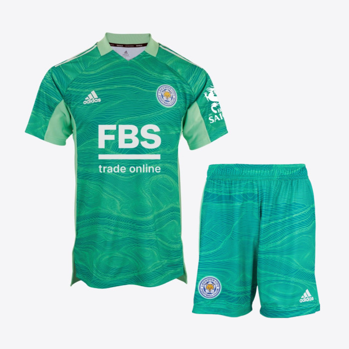 Leicester City 21/22 Goalkeeper Jersey and Short Kit - Green