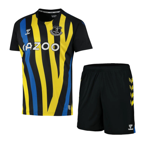 Everton 21/22 Home Goalkeeper Jersey and Short Kit