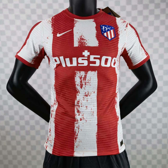 Player Version Atletico Madrid 21/22 Home Authentic Jersey