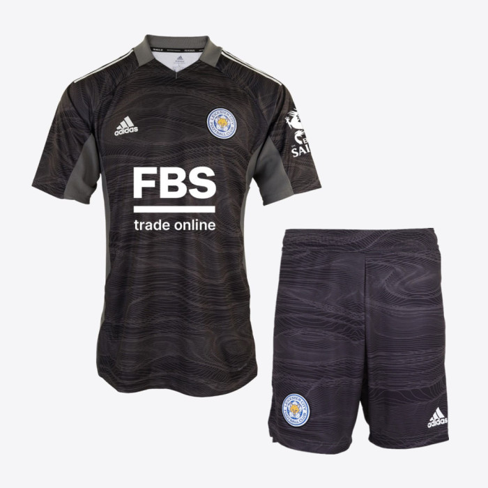 Leicester City 21/22 Goalkeeper Jersey and Short Kit - Black