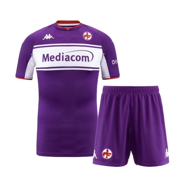Kids Fiorentina 21/22 Home Jersey and Short Kit
