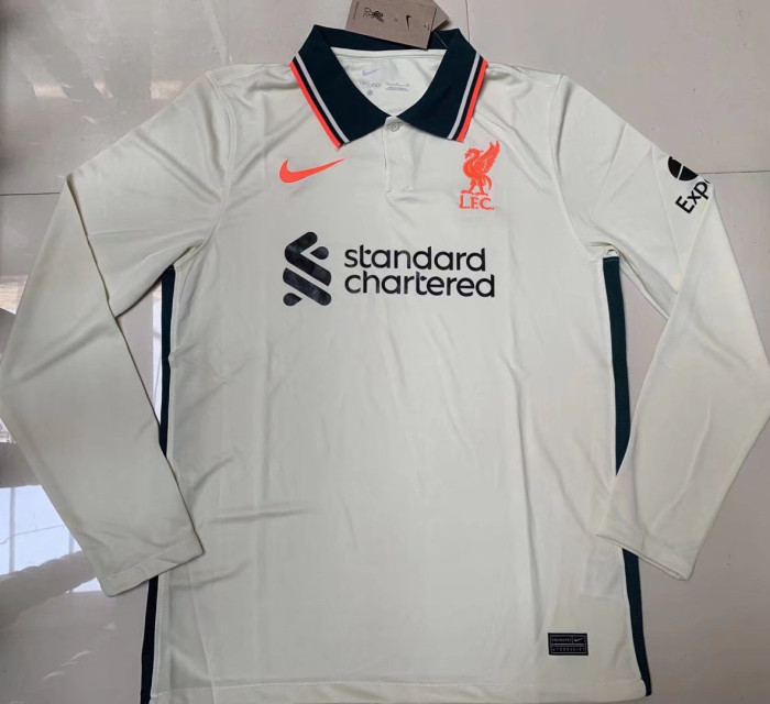 Thai Version Liverpool 21/22 Long Sleeve Jersey