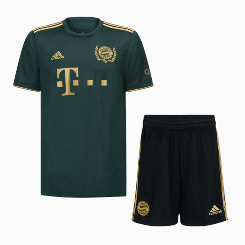 Kids Bayern Munich 21/22 Fourth Jersey and Short Kit