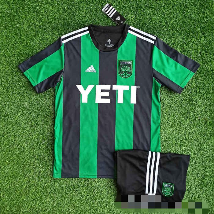 Austin FC 21/22 Home Jersey and Short Kit