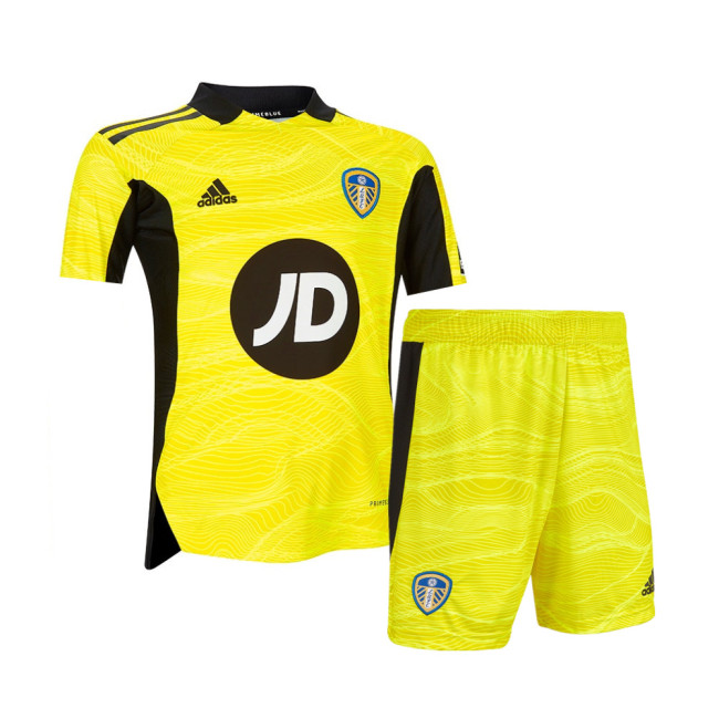 Kids Leeds United 21/22 Third Goalkeeper Jersey and Short Kit