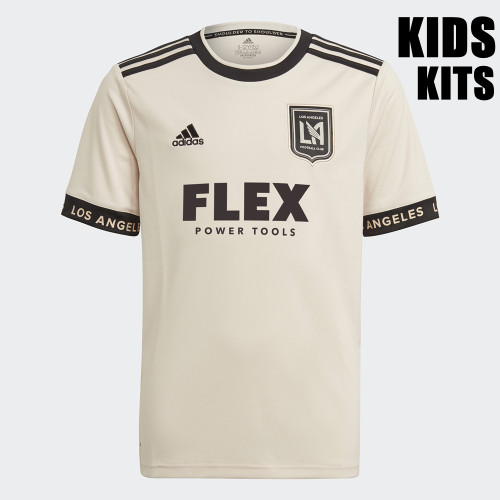 Kids LAFC 2021 Away Jersey and Short Kit
