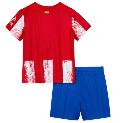 Kids Atletico Madrid 21/22 Home Jersey and Short Kit
