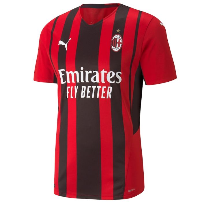 Player Version AC Milan 21/22 Home Authentic Jersey