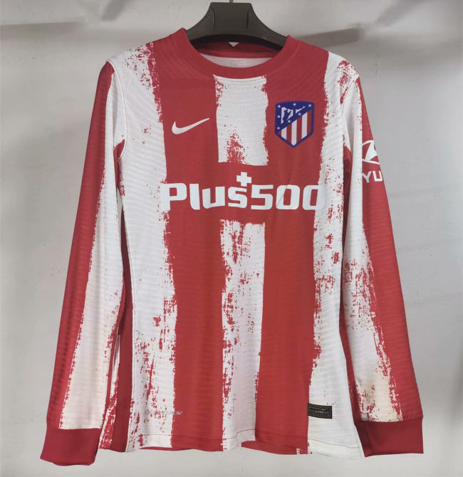 Player Version Atletico Madrid 21/22 Home Authentic L/S Jersey