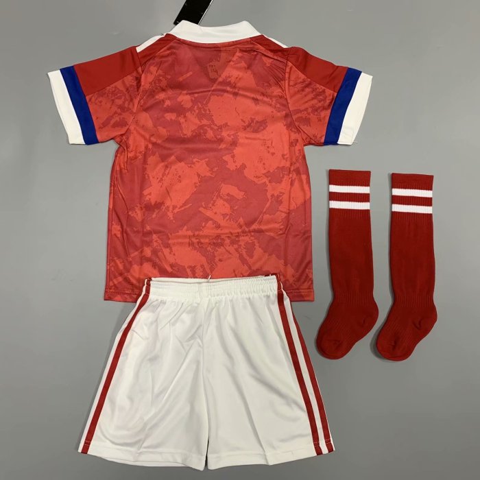 Kids Russia 2021 Home Soccer Jersey and Short Kit