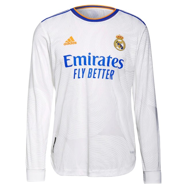 Player Version Real Madrid 21/22 Home Authentic L/S Jersey