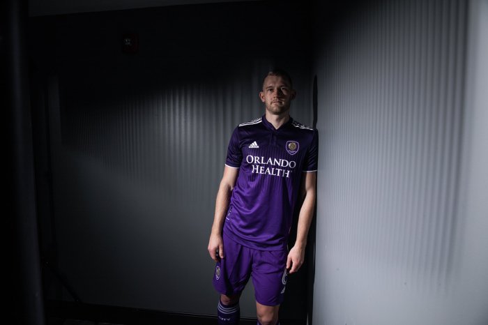 Kids Orlando City 2021 Home Jersey and Short Kit