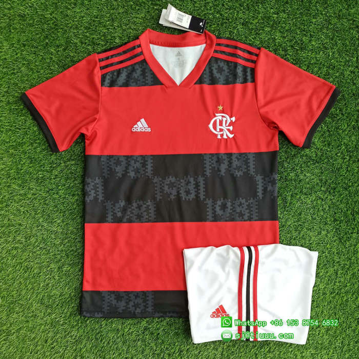Flamengo 2021 Home Jersey and Short Kit