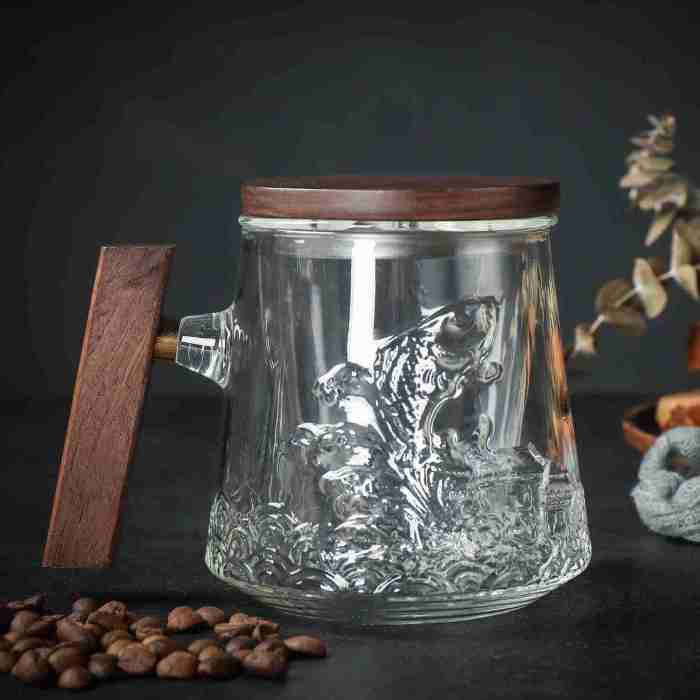GLASS FISH & SEA COFFEE & TEA MUG