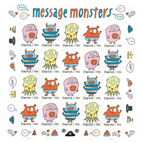 Message Monsters 2021, 100 Pcs