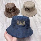 Classic Old Flower Flat Top Fisherman Hat FF Fashion Ladies Sun Protection Visor Basin Hat