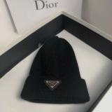 Street Fashion Woolen Hat Autumn And Winter Black Wild Knit Hat Couple Warmth Cap