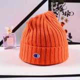 Champion Winter Hats Unisex New Beanies Knitted Solid Cute Hat Girls Autumn Female Beanie Caps