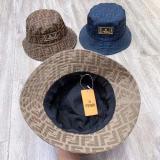 Classic Old Flower Flat Top Fisherman Hat FF Fashion Ladies Sun Protection Visor Basin Hat