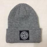 New Autumn And Winter Tide Brand Stone Island Knitted Wool Hat Warm And Windproof Hat Fashion Street