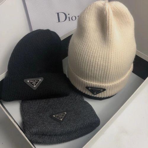 Street Fashion Woolen Hat Autumn And Winter Black Wild Knit Hat Couple Warmth Cap