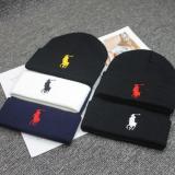 Raiph Lauren Women Hat Men  Knit Hat Cap Simple Solid Color Wool Hat Winter Warm Beanie Skullies Hat