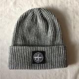 New Autumn And Winter Tide Brand Stone Island Knitted Wool Hat Warm And Windproof Hat Fashion Street