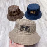 Classic Old Flower Flat Top Fisherman Hat FF Fashion Ladies Sun Protection Visor Basin Hat