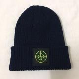 New Autumn And Winter Tide Brand Stone Island Knitted Wool Hat Warm And Windproof Hat Fashion Street