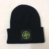 New Autumn And Winter Tide Brand Stone Island Knitted Wool Hat Warm And Windproof Hat Fashion Street