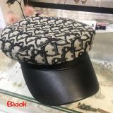 Octagonal Cap Letter Jacquard Hat Autumn Winter Flat Navy Hat Beret