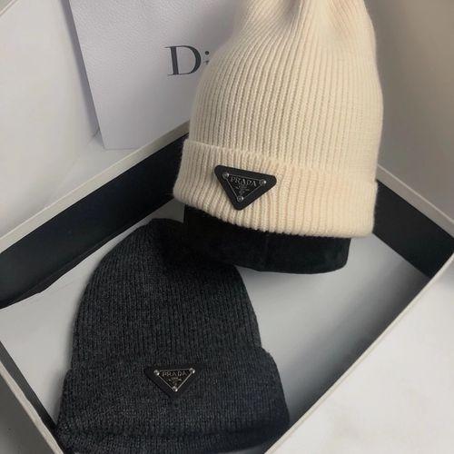 Street Fashion Woolen Hat Autumn And Winter Black Wild Knit Hat Couple Warmth Cap