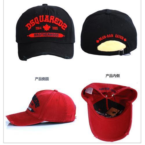 New DSQ Cotton Sun Hat Baseball Cap Letters Printed Cap