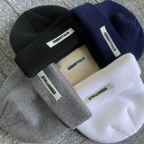 Popular Logo Knitted Hat, Popular Logo Knitted Hat, High Street Couple, Melon