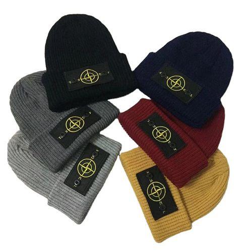 Letter Knit Hat Street Men And Women Couple Ear Protection Wool Hat Cold Hat Tide