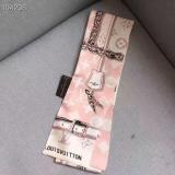 Fashion Luxury Silk Scarf Bow woman Print Ribbon Hair Bows Tie Bag Accesseries