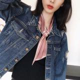 Women's Hair Tie Scarf Silk Scarf Tied Bag Ribbon Handbag Streamer Bandage