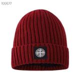 Popular Logo Knit Hat Autumn Winter Hat New Beaded Hat Warm Cover Head Hip Hop Trend