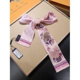 Silk Scarf Bow Girls Print Ribbon Hair Bows Tie Bag Accesseries